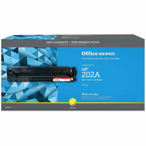 Clover Technologies Group, LLC Remanufactured Yellow Toner Cartridge for HP CF502A (HP 202A)
