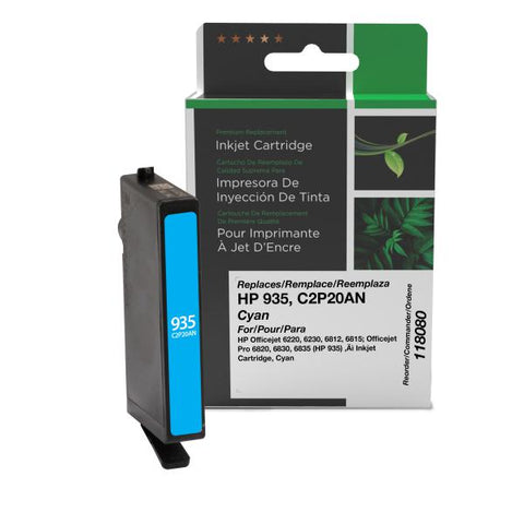 Clover Technologies Group, LLC Remanufactured Cyan Ink Cartridge (Alternative for HP C2P20AN 935) (400 Yield)