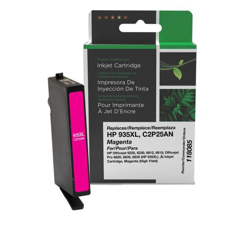 Clover Technologies Group, LLC Remanufactured High Yield Magenta Ink Cartridge (Alternative for HP C2P25AN 935XL) (825 Yield)