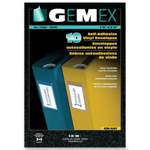 Gemex, Inc Adhesive Vinyl Pocket