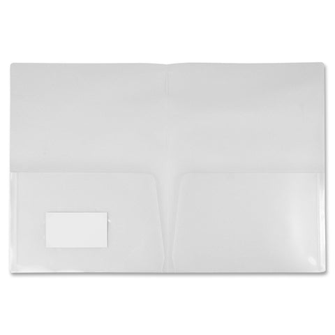 Winnable Enterprise Co. Ltd. Two-Pocket Clear Poly Portfolio