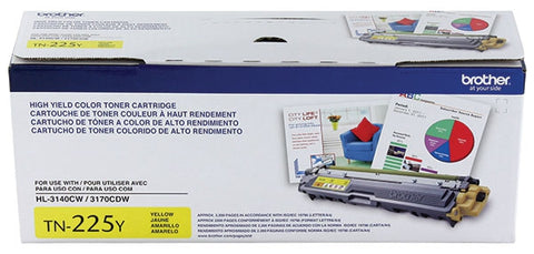 Brother High Yield Yellow Toner Cartridge (2200 Yield)