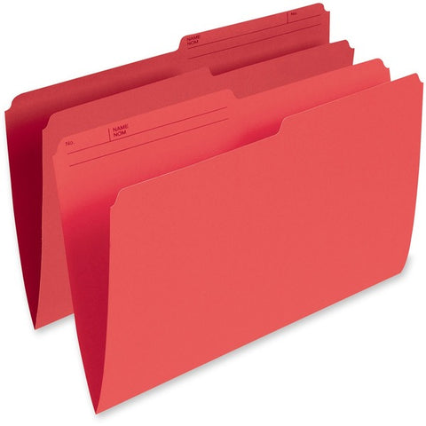 TOPS Products Single Top Vertical Colored File Folder