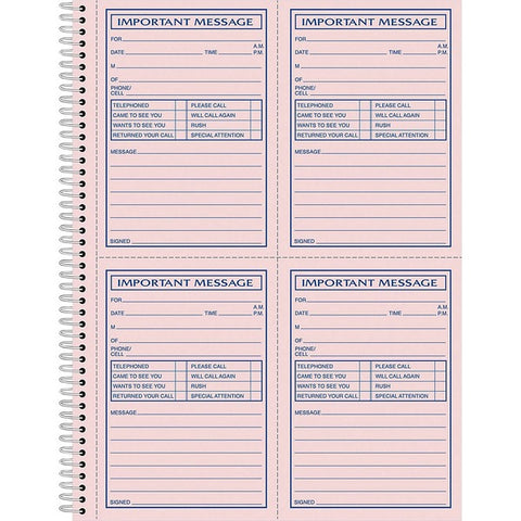 TOPS Products Carbonless Important Message Pad