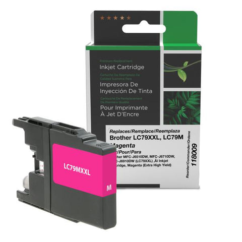 Clover Technologies Group, LLC Remanufactured Extra High Yield Magenta Ink Cartridge (Alternative for Brother LC79M) (1200 Yield)