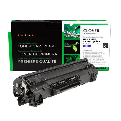 Clover Technologies Group, LLC Remanufactured Toner Cartridge (Alternative for HP CE285A 85A Canon 3484B001AA 125) (1600 Yield)