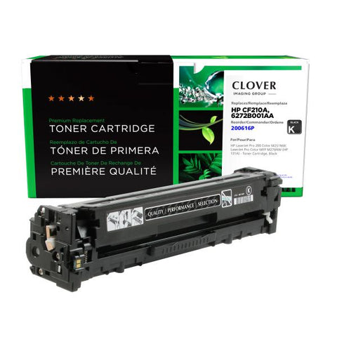 Clover Technologies Group, LLC Remanufactured Black Toner Cartridge (Alternative for HP CF210A 131A Canon 6272B001AA 131) (1600 Yield)