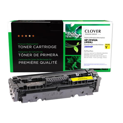 Clover Technologies Group, LLC Remanufactured Yellow Toner Cartridge (Alternative for HP CF412A) (2300 Yield)