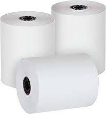 Cefiro 3" X 200' Plain Paper Rolls/50